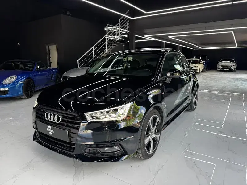 Usado Audi A1 116 CV (85 kW) 2016 Negro Utilitario