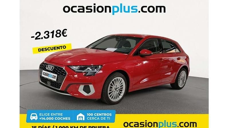 Rojo Usado 2023 Audi A3 Sportback Advanced Utilitario | 23.182 € (Buen precio) - Imagen 1/2