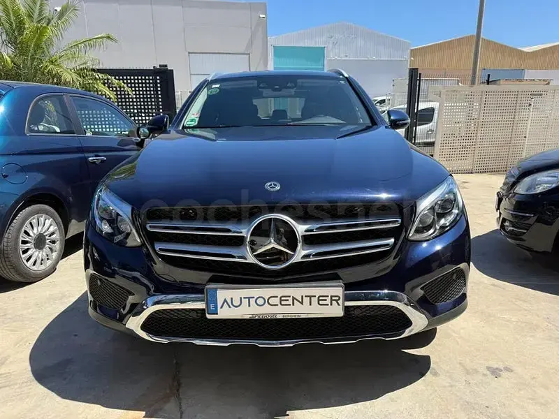 Usado Mercedes GLC220 170 CV (125 kW) 2018 Azul SUV