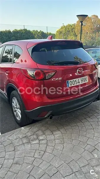 Usado Mazda CX-5 Style 150 CV (110 kW) 2014 Granate SUV