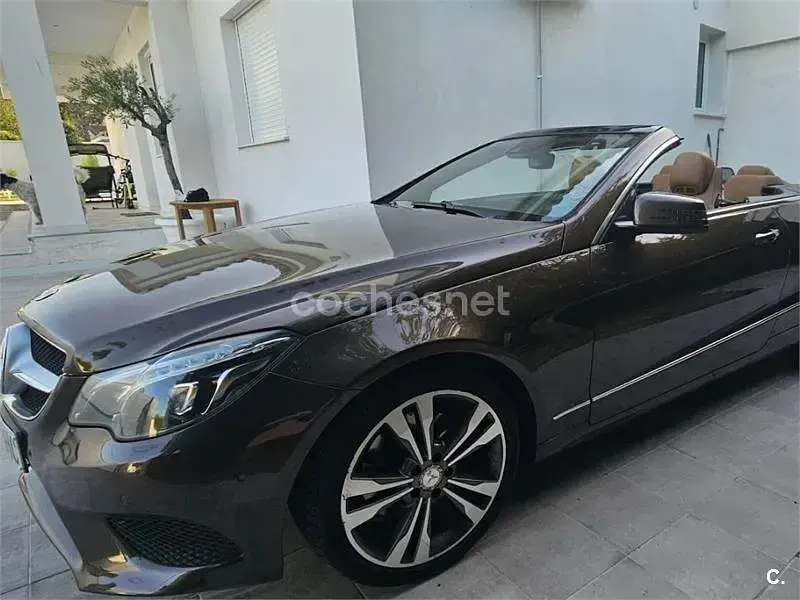 Usado Mercedes E350 252 CV (185 kW) 2014 Negro Descapotable