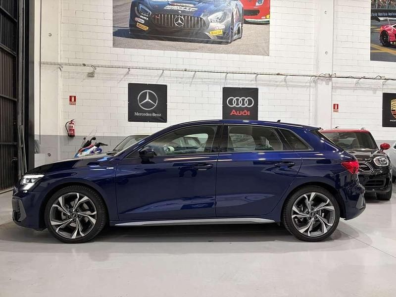 Usado Audi A3 Sportback S-Line 150 CV (110 kW) 2023 Azul Utilitario