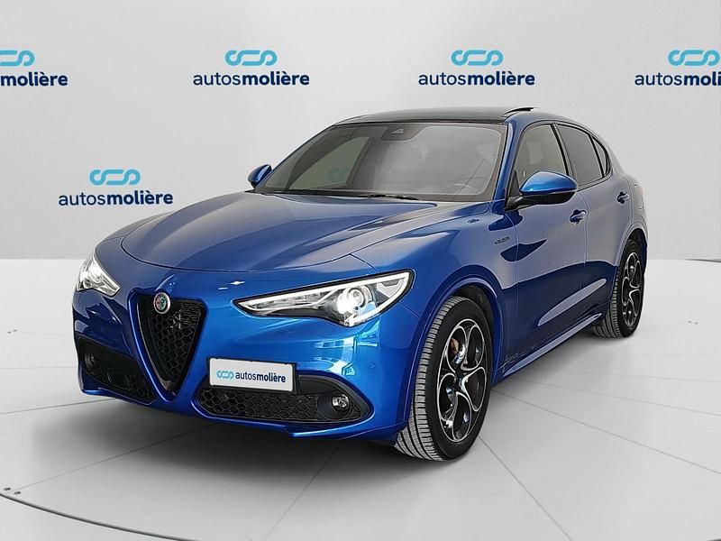 Azul Usado 2021 Alfa Romeo Stelvio Veloce SUV | 25.354 € (Precio justo) - Imagen 1/4