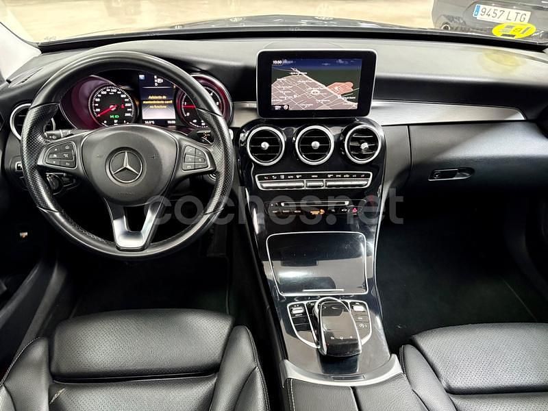 Usado Mercedes C200 Avantgarde 136 CV (100 kW) 2014 Gris / plata Berlina