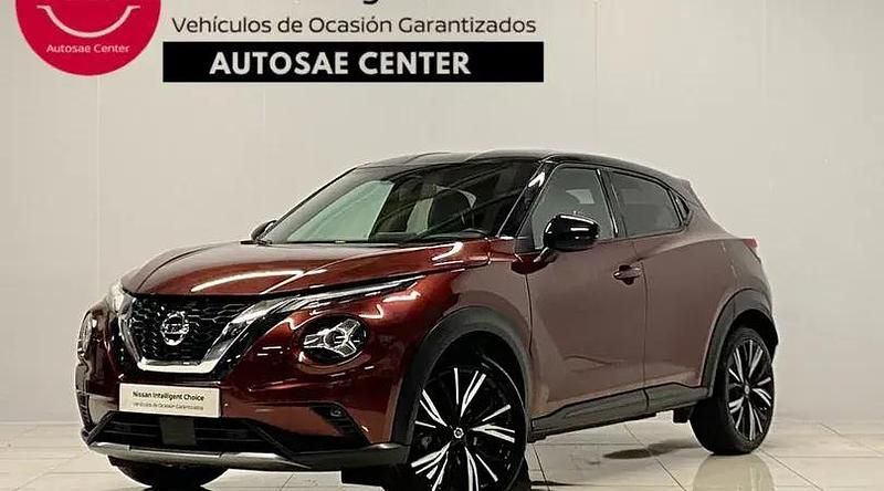 Burgundy (metalizado) techo mi Usado 2021 Nissan Juke SUV | 15.900 € (Precio justo) - Imagen 1/4