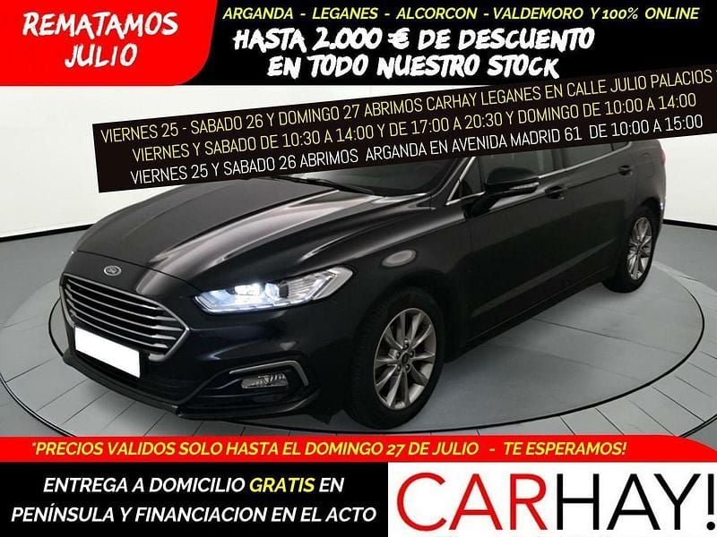 Negro Usado 2019 Ford Mondeo Titanium Berlina | 14.890 € (Precio justo) - Imagen 1/4