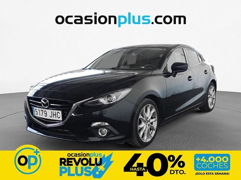 Brugt Mazda 3 Luxury 150 HK (110 kW) 2015 Sort Hatchback