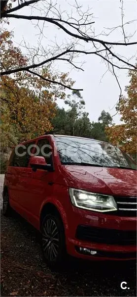Usado VW Multivan 150 CV (110 kW) 2017 Rojo Monovolumen