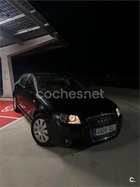 Usado Audi A3 Ambiente 140 CV (102 kW) 2008 Negro Berlina