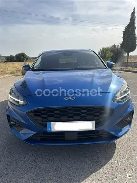 Usado Ford Focus ST-Line 125 CV (91 kW) 2019 Azul Berlina