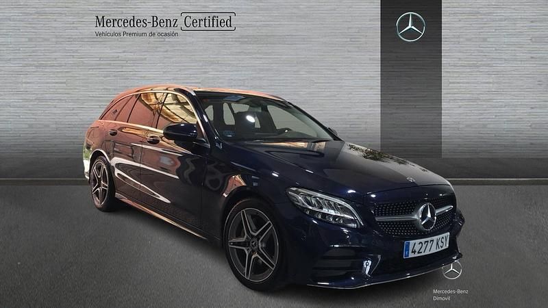 Usado Mercedes C200 Avantgarde 184 CV (135 kW) 2019 Azul cavansita Familiar