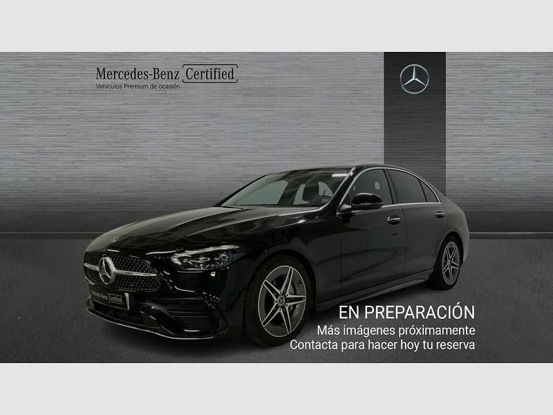 Negro Usado 2022 Mercedes C200 AMG line Berlina | 36.990 € (Un poco caro) - Imagen 1/4