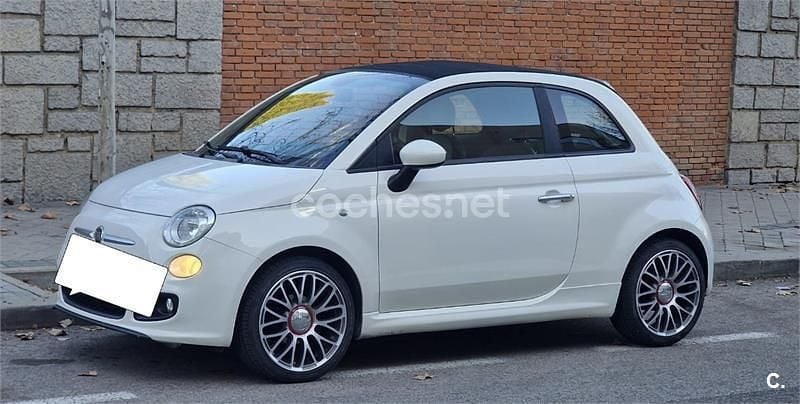Usado Fiat 500C S 69 CV (50 kW) 2015 Blanco Descapotable