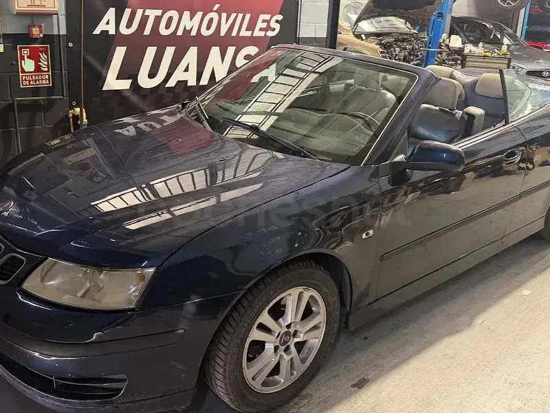 Usado Saab 9-3 Linear 150 CV (110 kW) 2007 Azul Descapotable