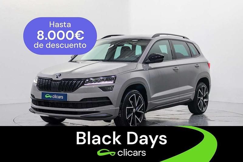 Gris Usado 2021 Skoda Karoq SportLine SUV | 21.790 € (Buen precio) - Imagen 1/4