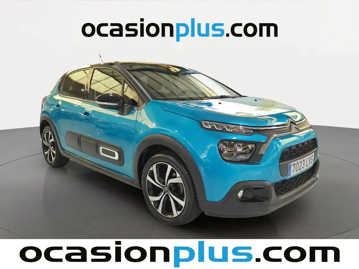 Usado Citroën C3 PureTech 110 CV (80 kW) 2021 Azul Utilitario