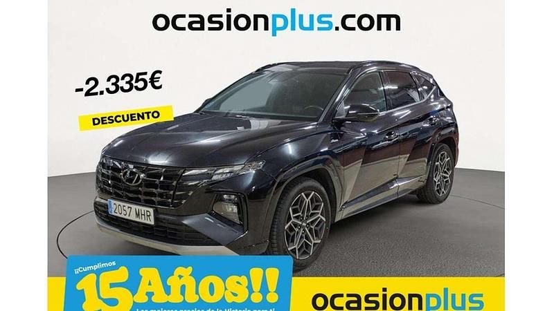 Negro Usado 2023 Hyundai Tucson N Line SUV | 22.446 € (Un poco caro) - Imagen 1/4