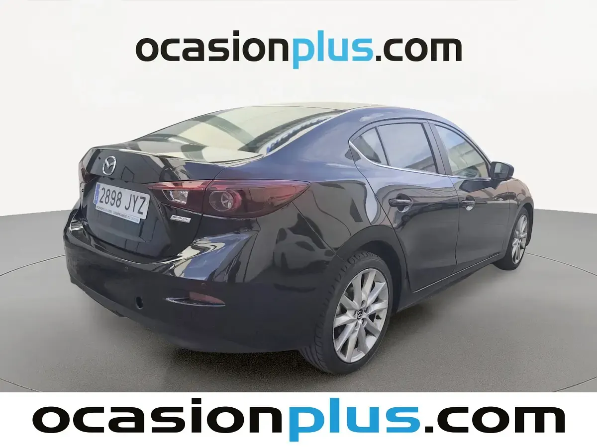 Brugt Mazda 3 Luxury 120 HK (88 kW) 2017 Sort Sedan