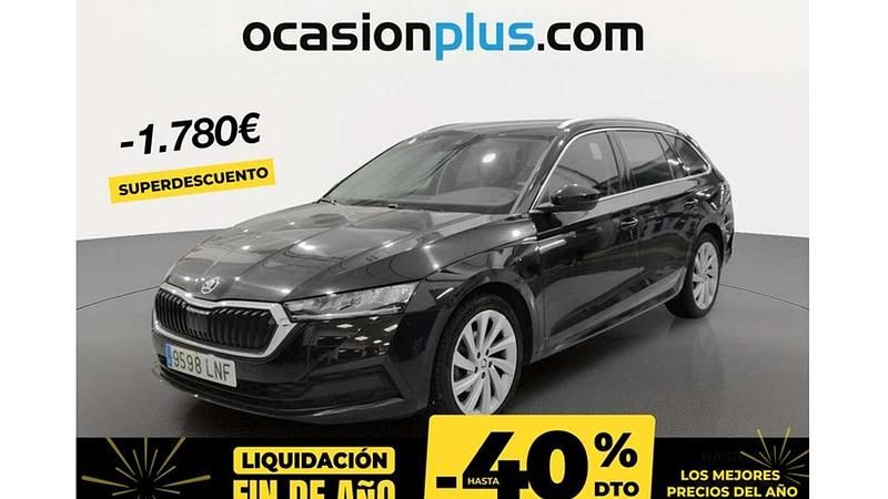 Negro Usado 2021 Skoda Octavia Ambition Familiar | 17.810 € (Precio justo) - Imagen 1/4
