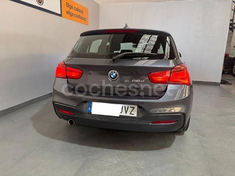 Usado BMW 118 M Sport 150 CV (110 kW) 2017 Negro Utilitario