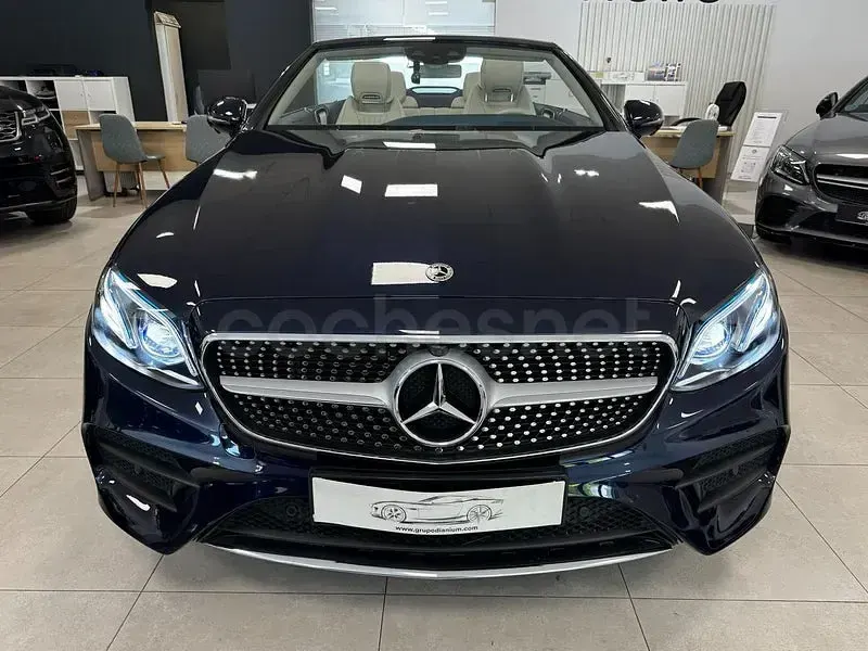 Usado Mercedes E350 258 CV (189 kW) 2018 Azul Descapotable