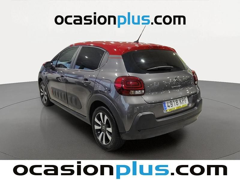 Usado Citroën C3 Feel 82 CV (60 kW) 2018 Gris Utilitario