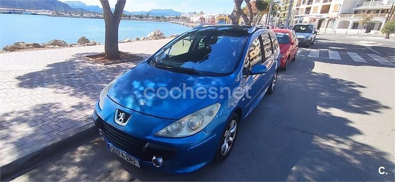 Azul Usado 2006 Peugeot 307 Familiar | 3000 € (Precio justo) - Imagen 1/3