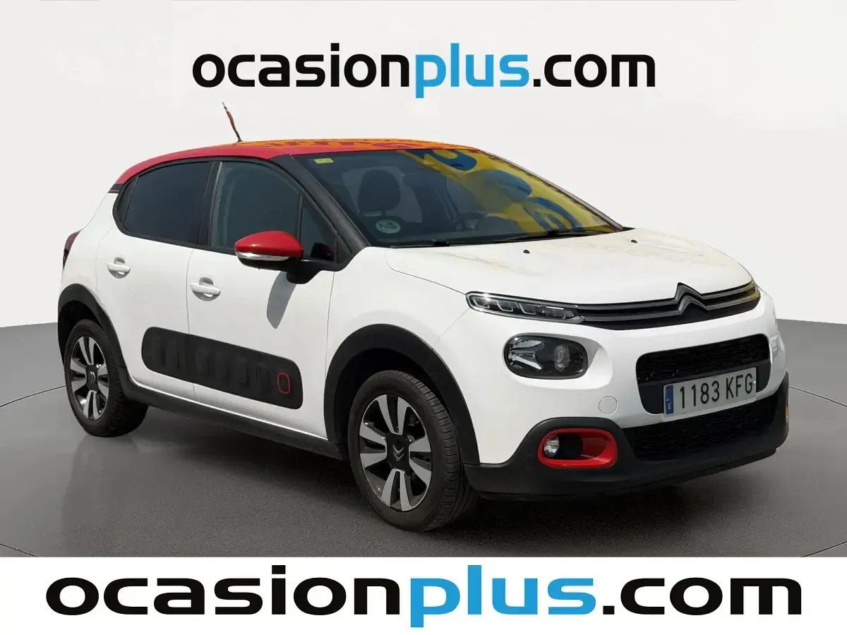 Usado Citroën C3 Feel 82 CV (60 kW) 2017 Blanco Utilitario
