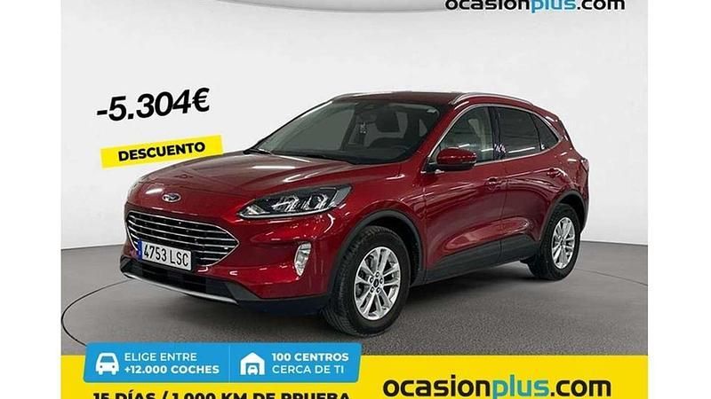Rojo Usado 2021 Ford Kuga Titanium SUV | 16.773 € (Super precio) - Imagen 1/4