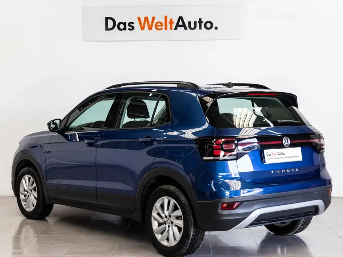 Usado VW T-Cross Advance 95 CV (69 kW) 2022 Azul SUV