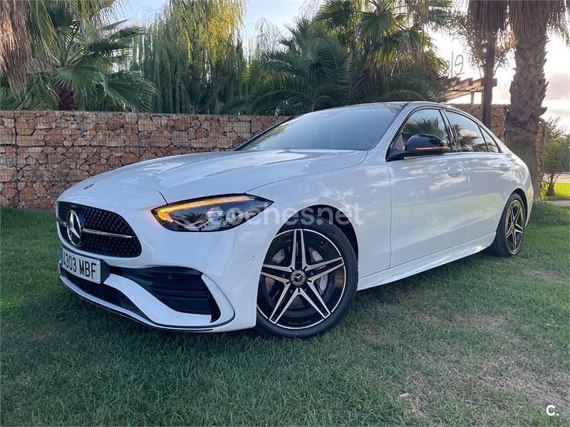 Usado Mercedes C220 200 CV (147 kW) 2022 Blanco Berlina