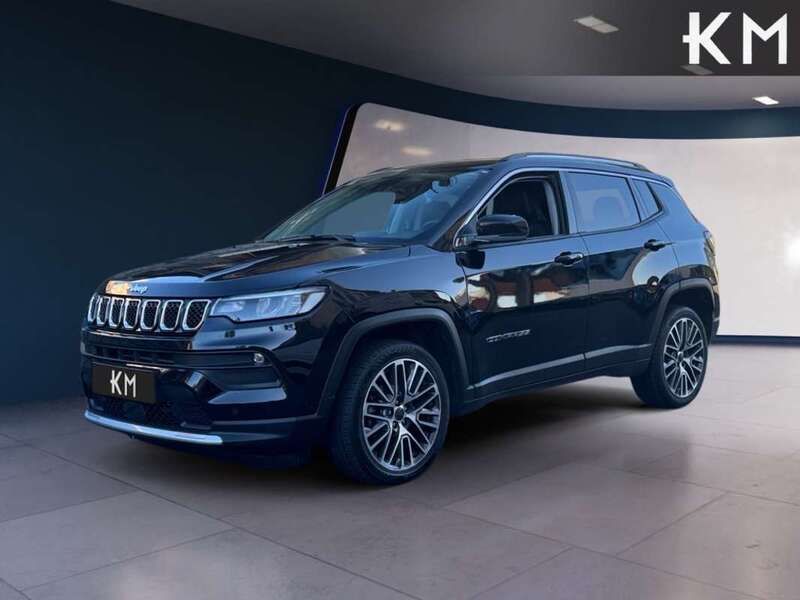Negro Usado 2021 Jeep Compass Limited SUV | 18.500 € (Un poco caro) - Imagen 1/4