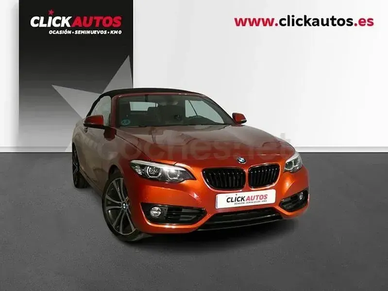 Usado BMW 218 136 CV (100 kW) 2021 Naranja Descapotable