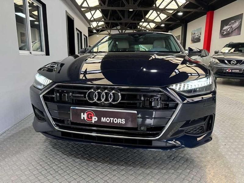 Usado Audi A7 Sportback Design 340 CV (250 kW) 2018 Azul Utilitario