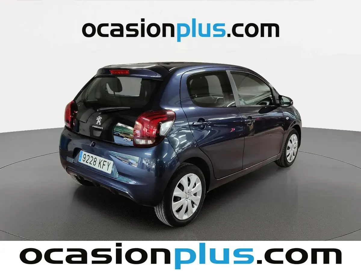 Usado Peugeot 108 Active 82 CV (60 kW) 2017 Azul Utilitario