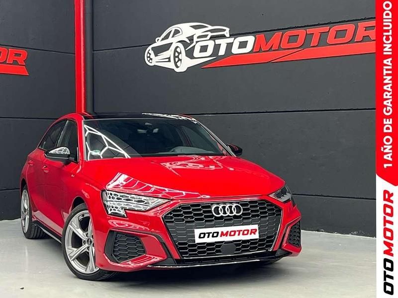 Rojo Usado 2023 Audi A3 Sportback S-Line Utilitario | 29.900 € (Precio justo) - Imagen 1/4