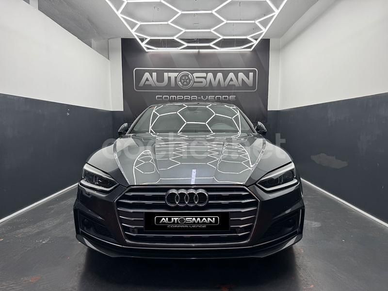 Usado Audi A5 S-Line 190 CV (139 kW) 2019 Gris / plata Coupe