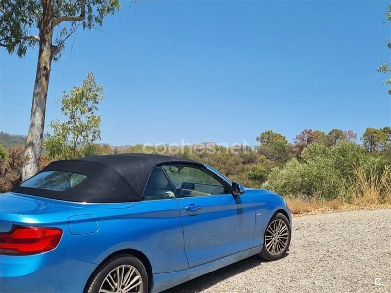 Usado BMW 218 Comfort Edition 136 CV (100 kW) 2018 Azul Descapotable
