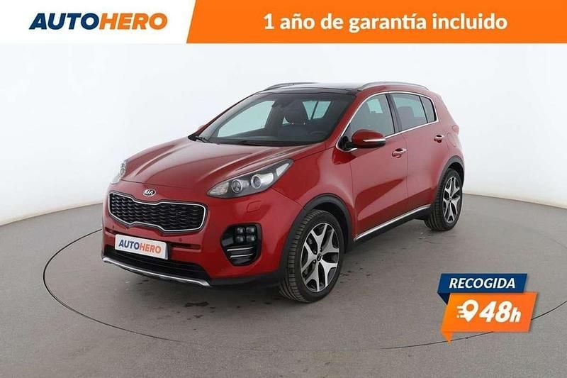 Rojo Usado 2017 Kia Sportage GT-Line SUV | 15.599 € (Precio justo) - Imagen 1/3