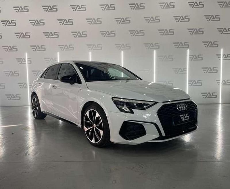 Usado Audi A3 Sportback S-Line 150 CV (110 kW) 2022 Blanco Utilitario