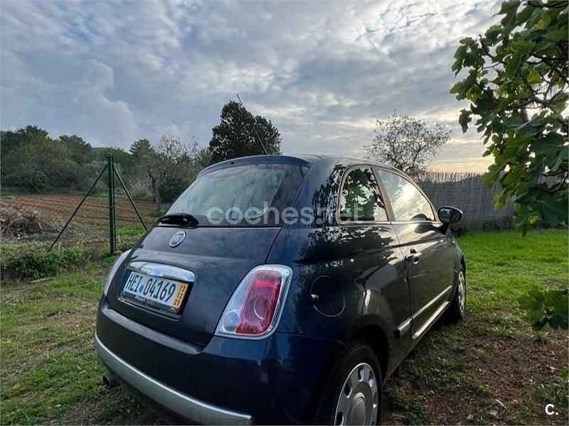 Usado Fiat 500 Lounge 69 CV (50 kW) 2010 Azul Berlina