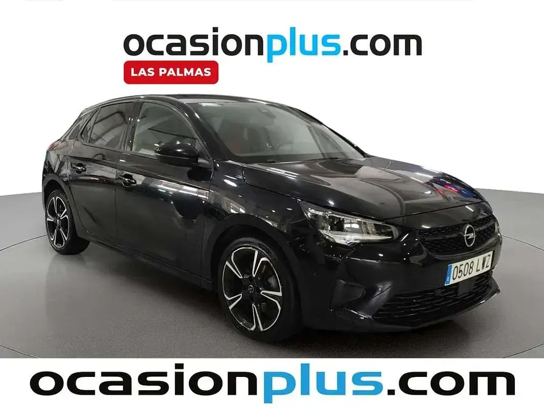 Usado Opel Corsa GS Line 131 CV (96 kW) 2022 Negro Utilitario