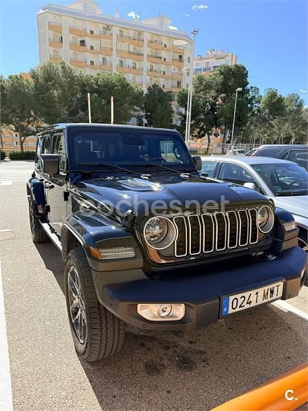 Usado Jeep Wrangler Sahara 381 CV (280 kW) 2024 Negro SUV