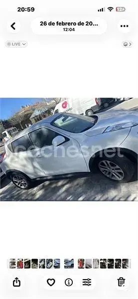 Usado Nissan Juke Premium Edition 110 CV (80 kW) 2011 Blanco SUV