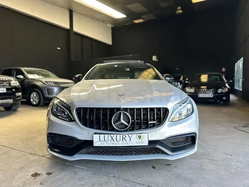 Usado Mercedes C63 AMG 476 CV (350 kW) 2016 Gris / plata Coupe