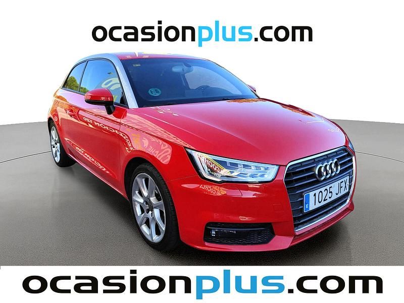 Usado Audi A1 90 CV (66 kW) 2015 Rojo Utilitario