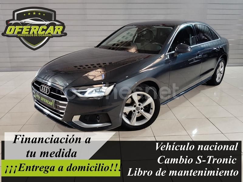 Gris / plata Usado 2021 Audi A4 Advanced Plus Berlina | 14.900 € (Precio justo) - Imagen 1/4