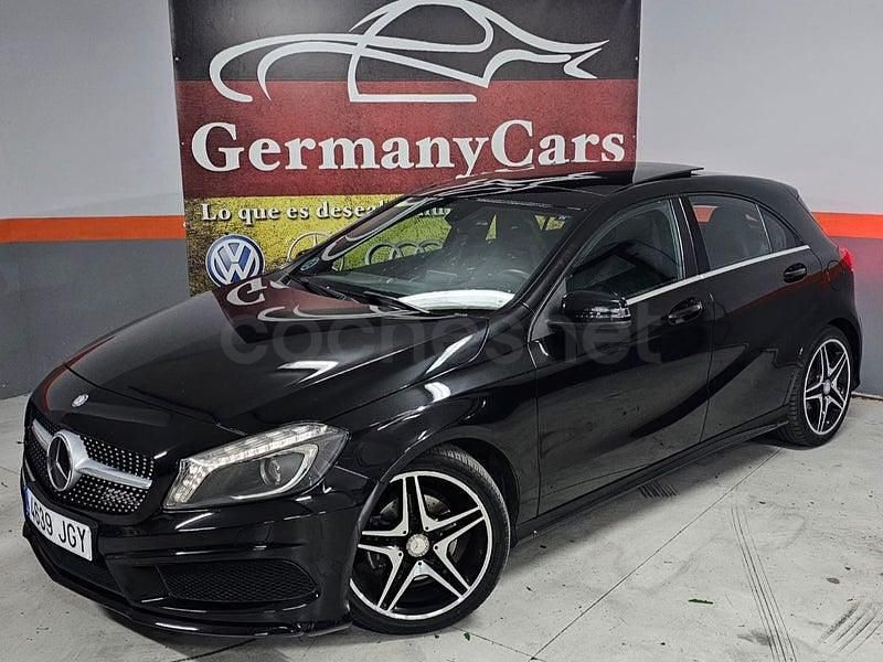 Usado Mercedes A200 AMG line 136 CV (100 kW) 2015 Negro Berlina