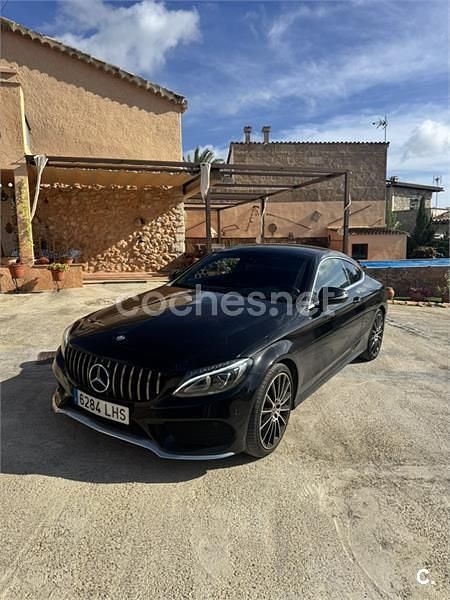 Negro Usado 2016 Mercedes C220 AMG line Coupe | 23.500 € (Un poco caro) - Imagen 1/4