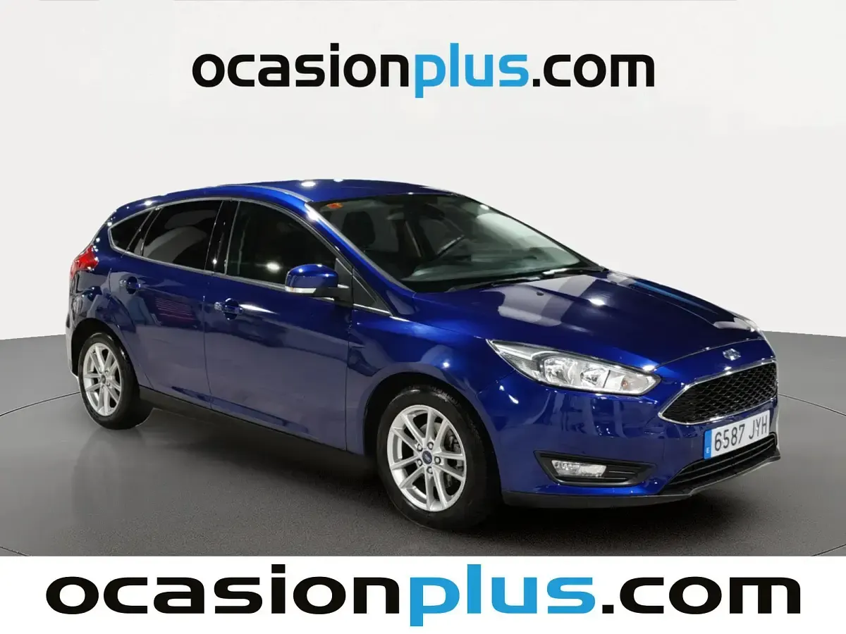 Usado Ford Focus Trend+ 125 CV (91 kW) 2017 Azul Utilitario